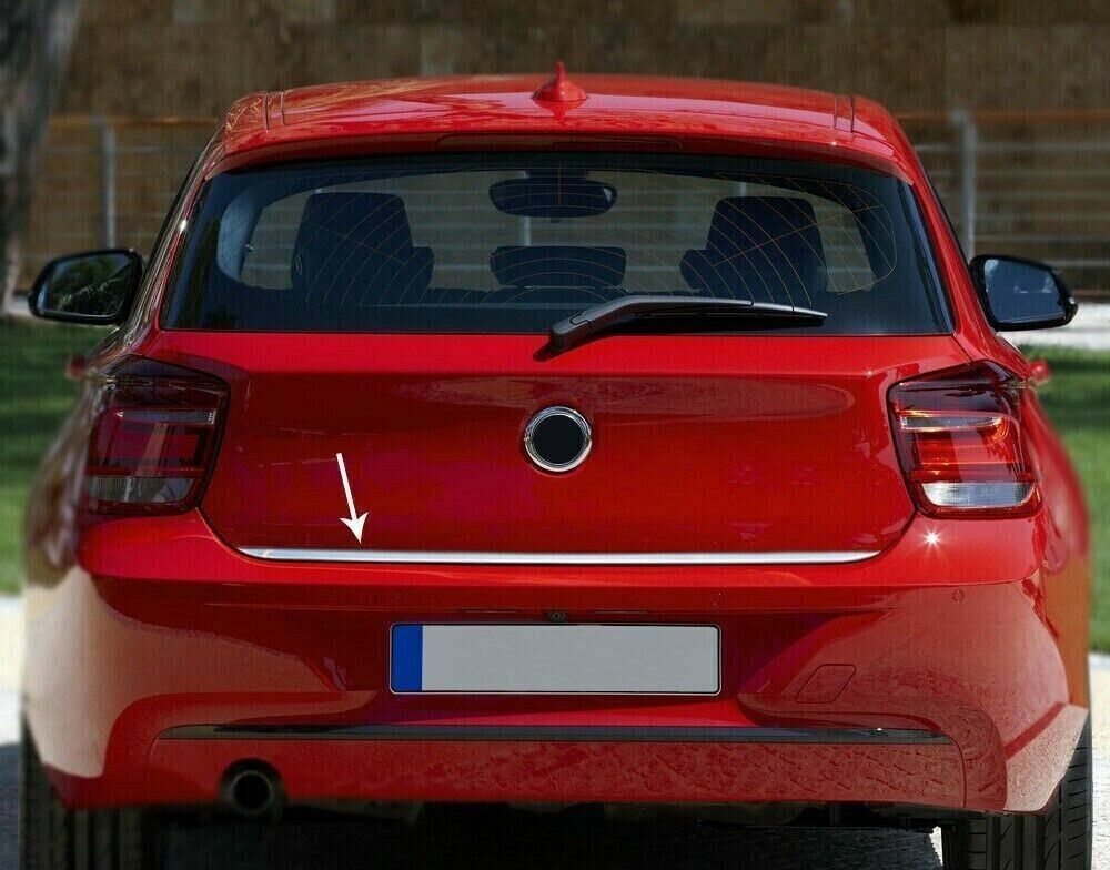 Chrome Rear Trunk Tailgate Lid Molding Trim For BMW 1Seris F20 F21 2011-2019