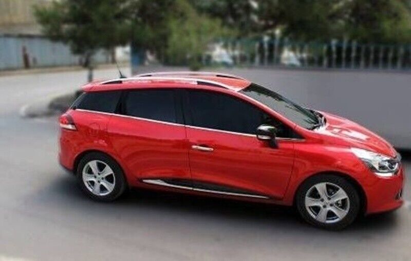Chrome Side Door Streamer 4Pcs S.Steel Renault Clio IV HB 5D/SW 2012-2019