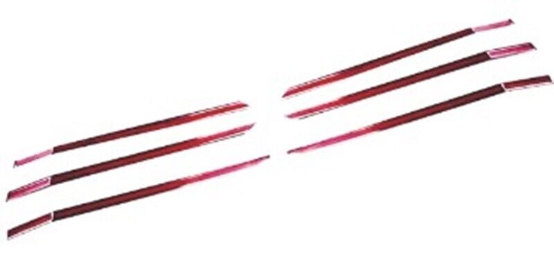 Chrome Front Grill Strips Trim Streamer 6 Pcs S. Steel FITS CRAFTER 2013-2016