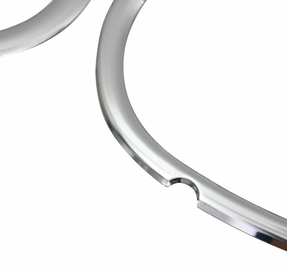 Chrome Fog Lamp Rim Cover 2Pcs S.Steel Fits Mercedes Sprinter W906 2014-2017