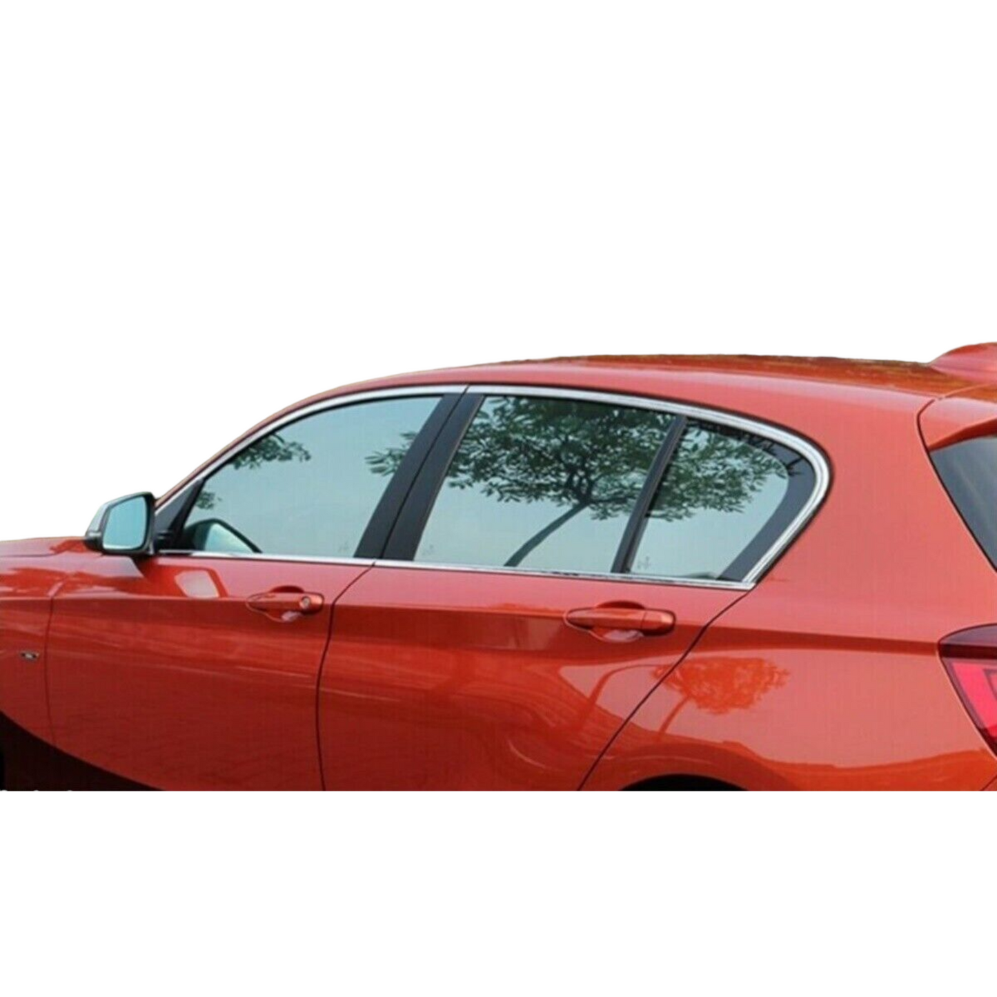 Chrome Windows Frame Trim Strips 8pcs S.Steel FOR BMW 1SERIES F20 F21 2011-2019