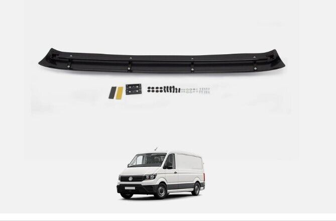 ABS SUN VISOR SOILD BLACK ACRYLIC Compatible For VW CRAFTER 2017-2023