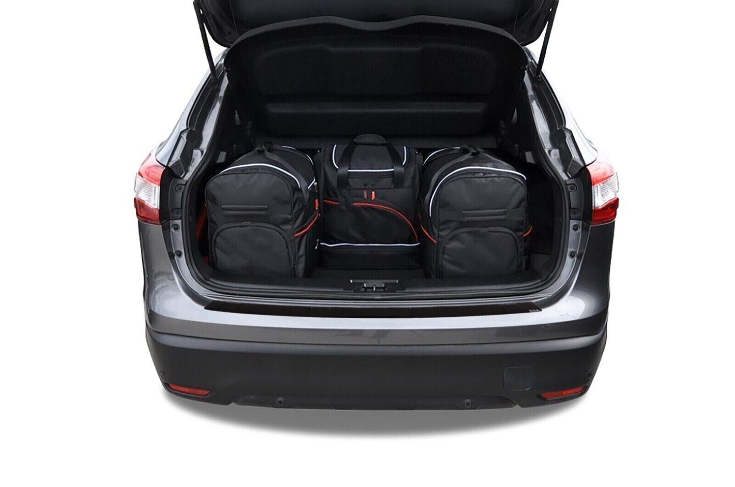 Abs Plastic Rear Bumper Protector (Black) For Nissan Qashqai J11 2013-2016