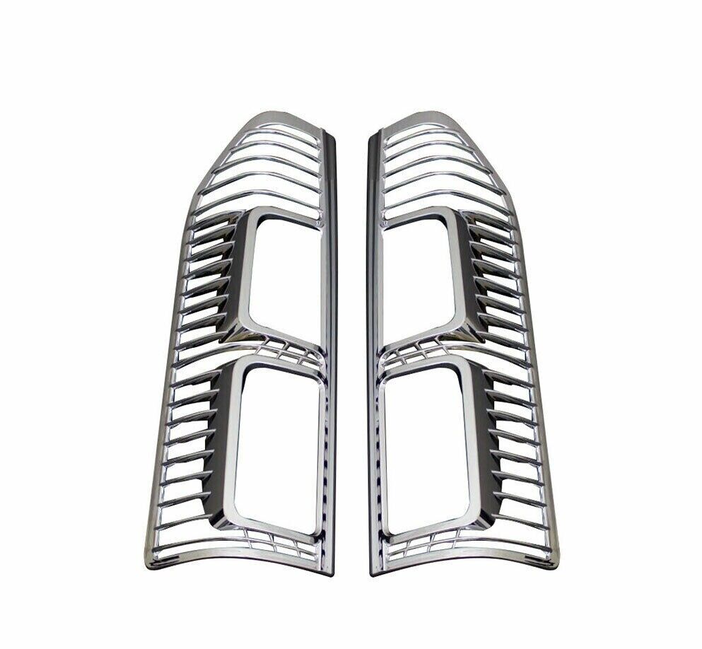 Abs Chrome Rear Lamp Rim Cover For Vauxhall Opel Vivaro/Renault Trafic 2014-2023