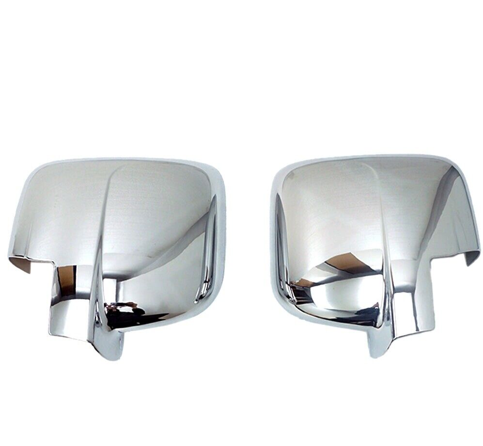 Chrome Wing Mirror Cover Caps 2Pcs Abs Plastic For VIVARO/TRAFIC/TALENTO/NV300