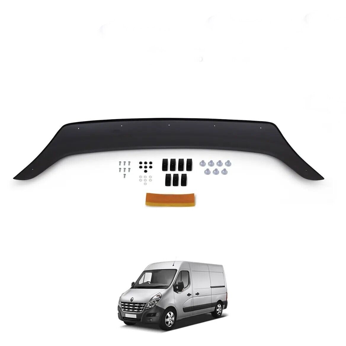 BONNET WIND STONE DEFLECTOR PROTECTOR FOR RENAULT MASTER 2010-2014