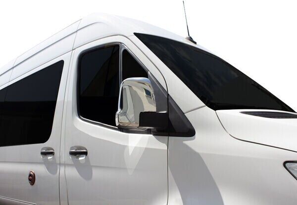 Chrome Side Wing Mirror Covers 2pcs ABS Plastic For M.Sprinter W907 2018-2023