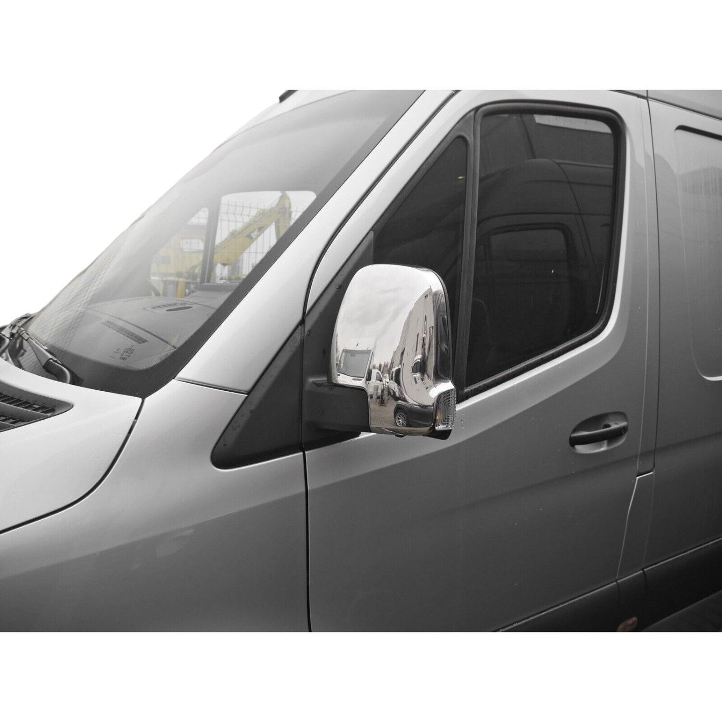 Chrome Side Wing Mirror Covers 2pcs ABS Plastic For M.Sprinter W907 2018-2023