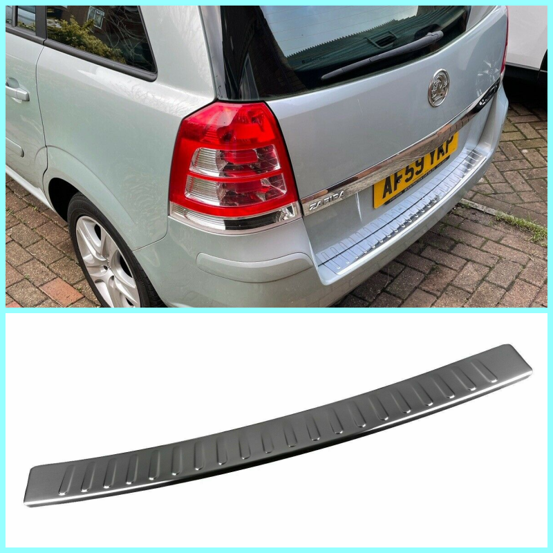 Chrome Rear Bumper Protector For Vauxhall Opel Zafira B (MKII) 2005-2014