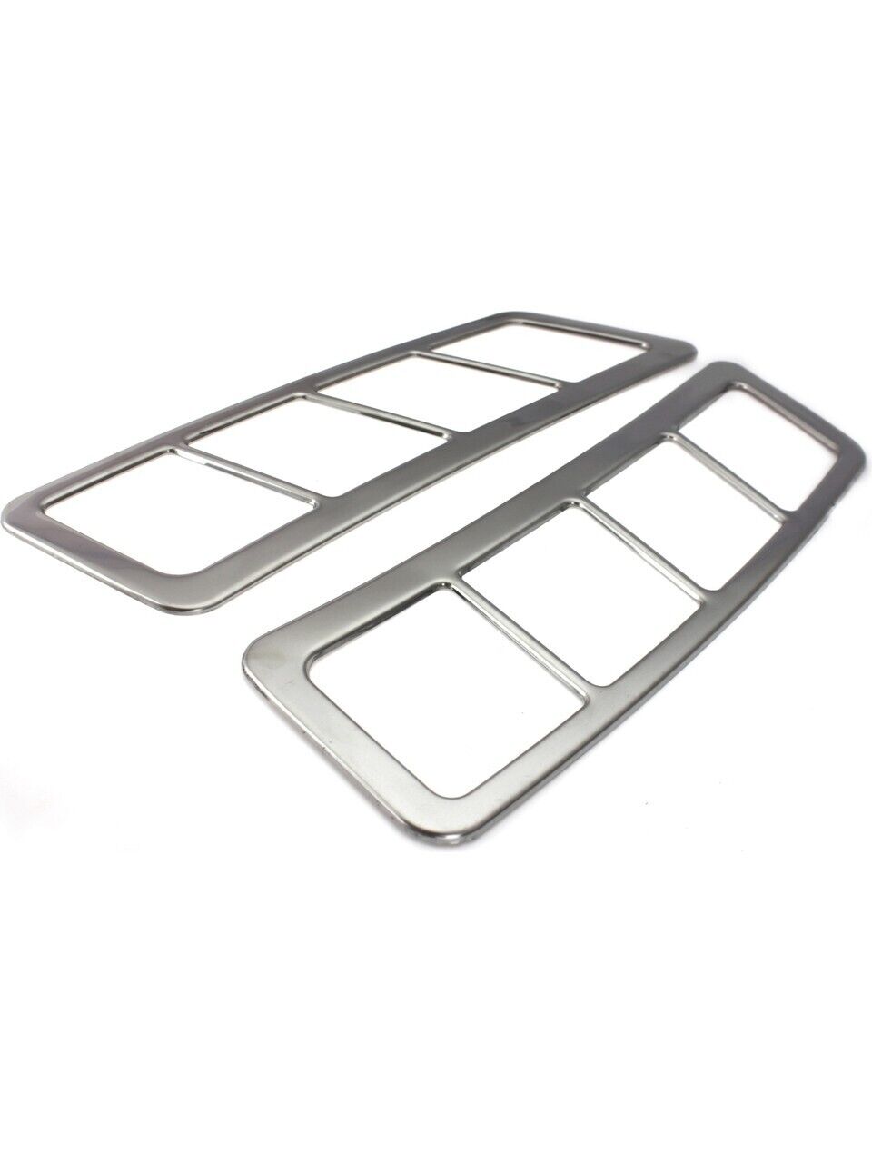 Chrome Bonnet Vent Trim 2Pcs Stainless Steel for Transit MK8 (2014-up)