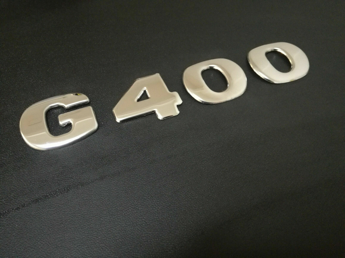 For Scania G series 'G 400' Polished Chrome Number Cover Grill Model Badge