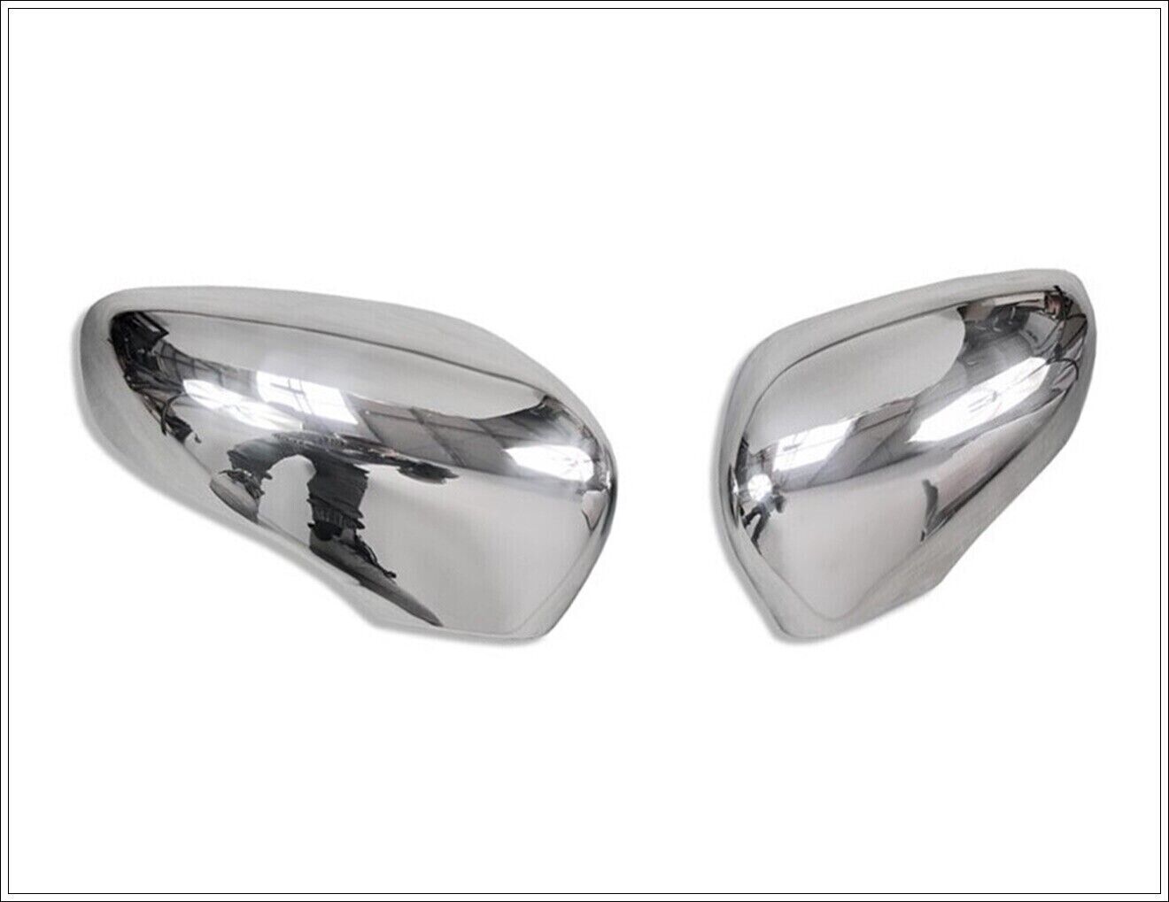 Chrome Wing Mirror Cover 2pcs S.STEEL For R. Captur/Clio IV/Zoe