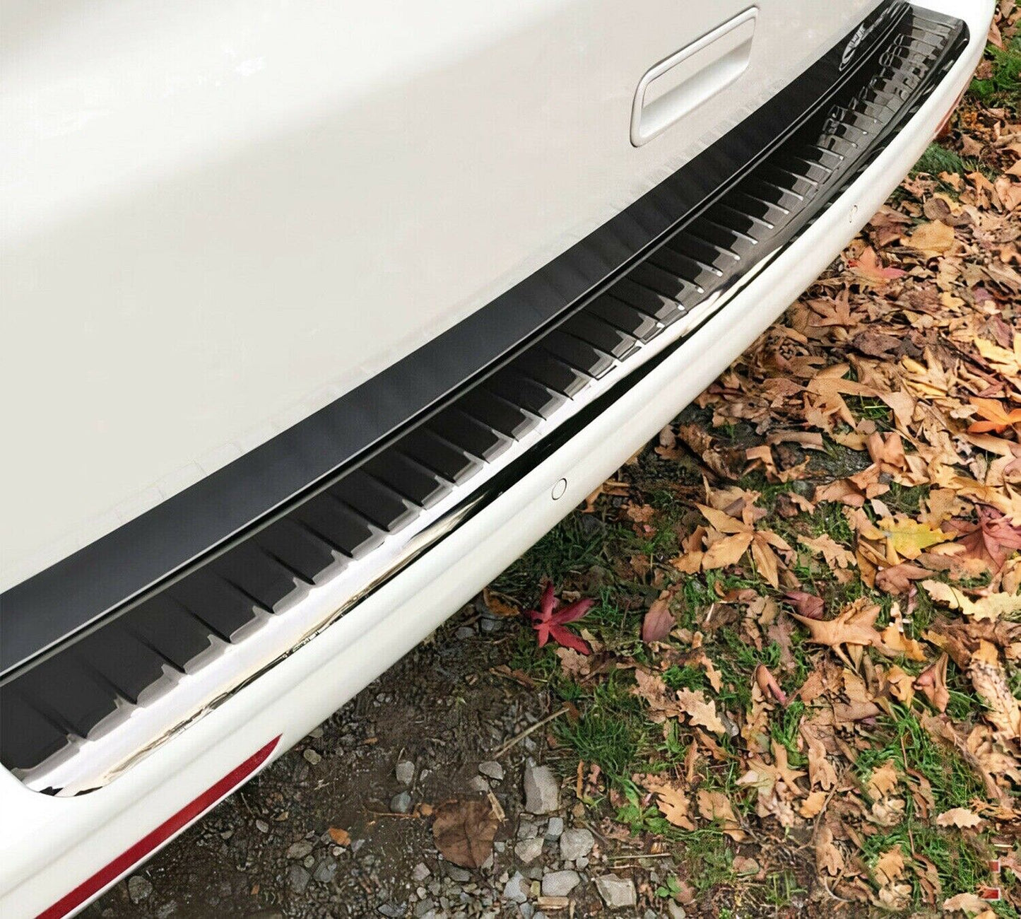 Dark Chrome Rear Bumper Protector For VWT5 TRANSPORTER/CARAVELLE 2003-2015