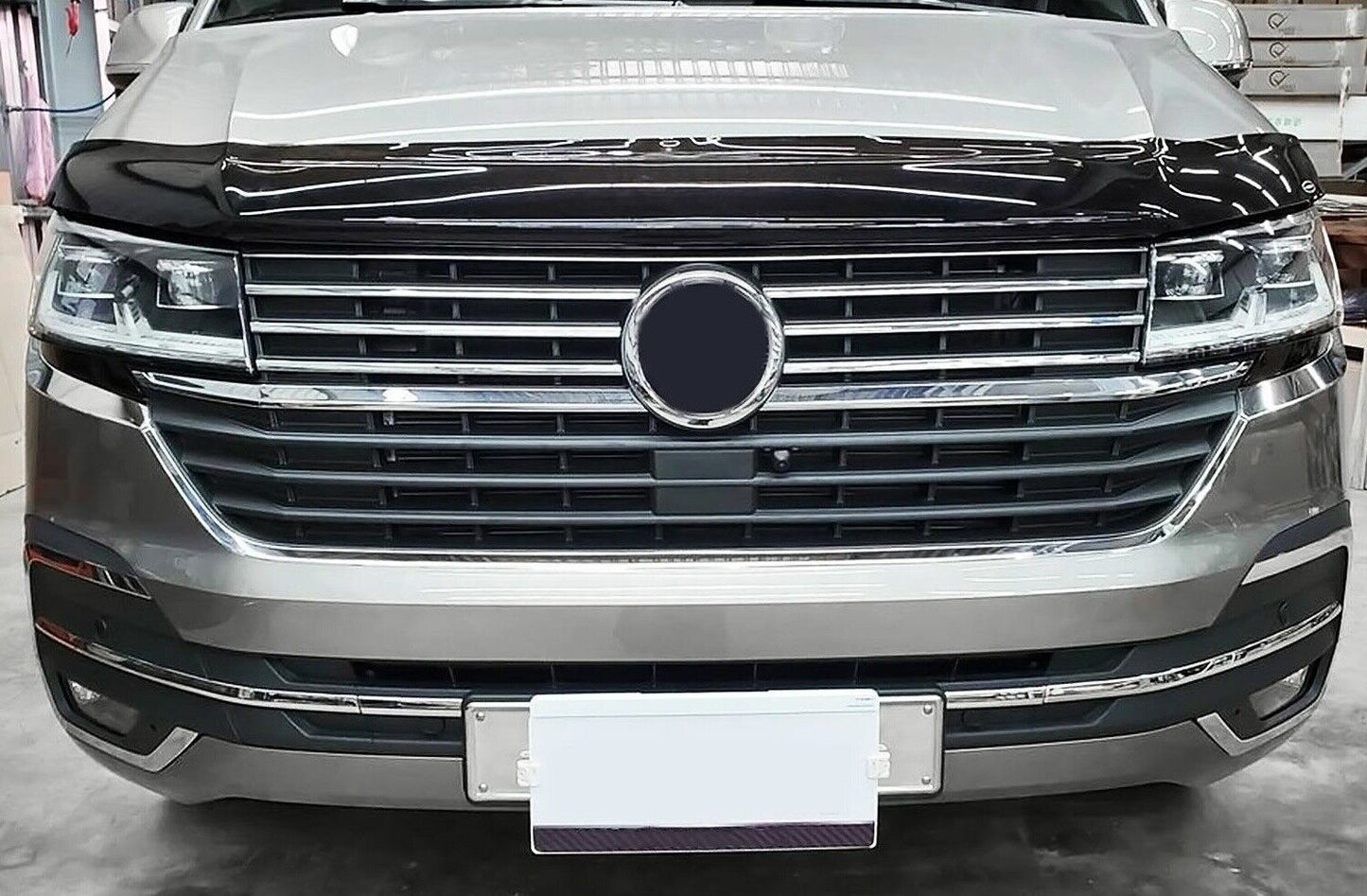 Chrome Front Bumper Streamers 4Pcs S.Steel For VW T6.1 TRANSPORTER 2019-2021