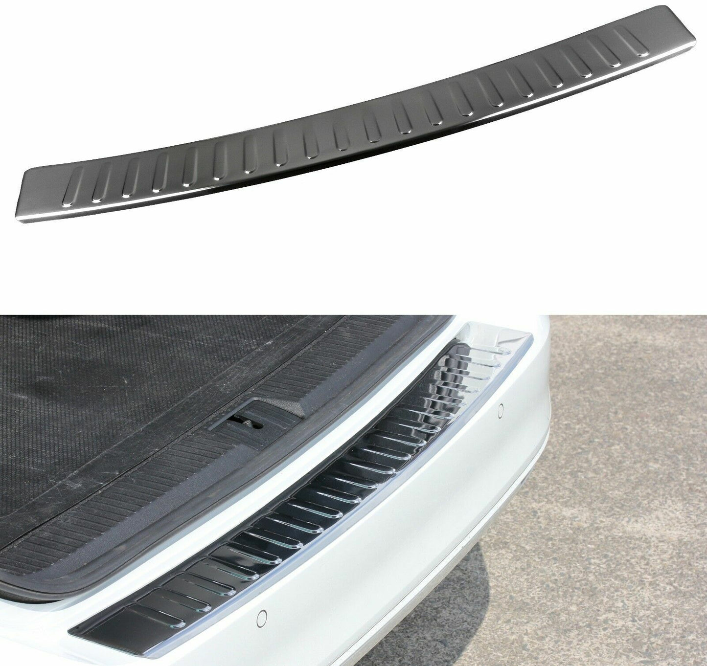 Chrome Rear Bumper Protector Scratch Guard For Skoda Roomstar 2006-2010