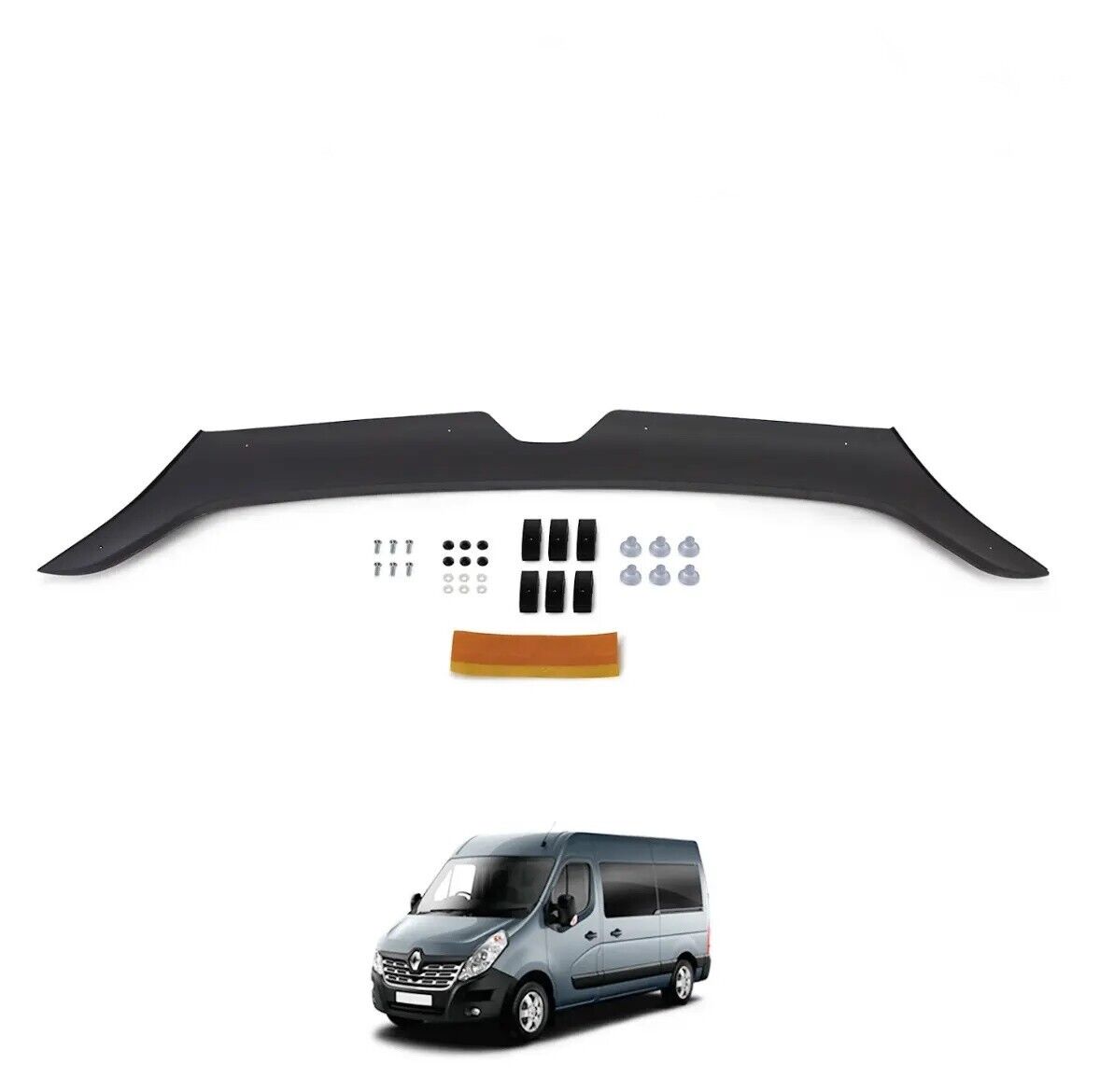BONNET WIND STONE DEFLECTOR PROTECTOR FOR RENAULT MASTER 2014-2018