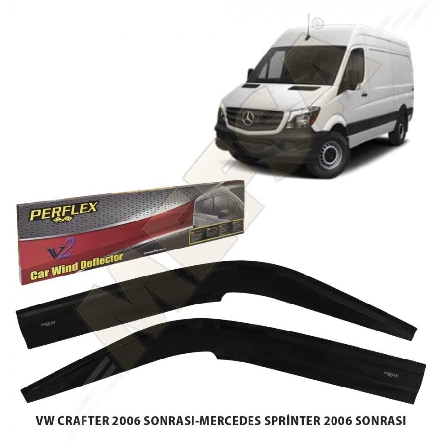 Wind Rain Deflectors LH & RH (2 pieces) For Sprinter W906 / Crafter 2006-2017