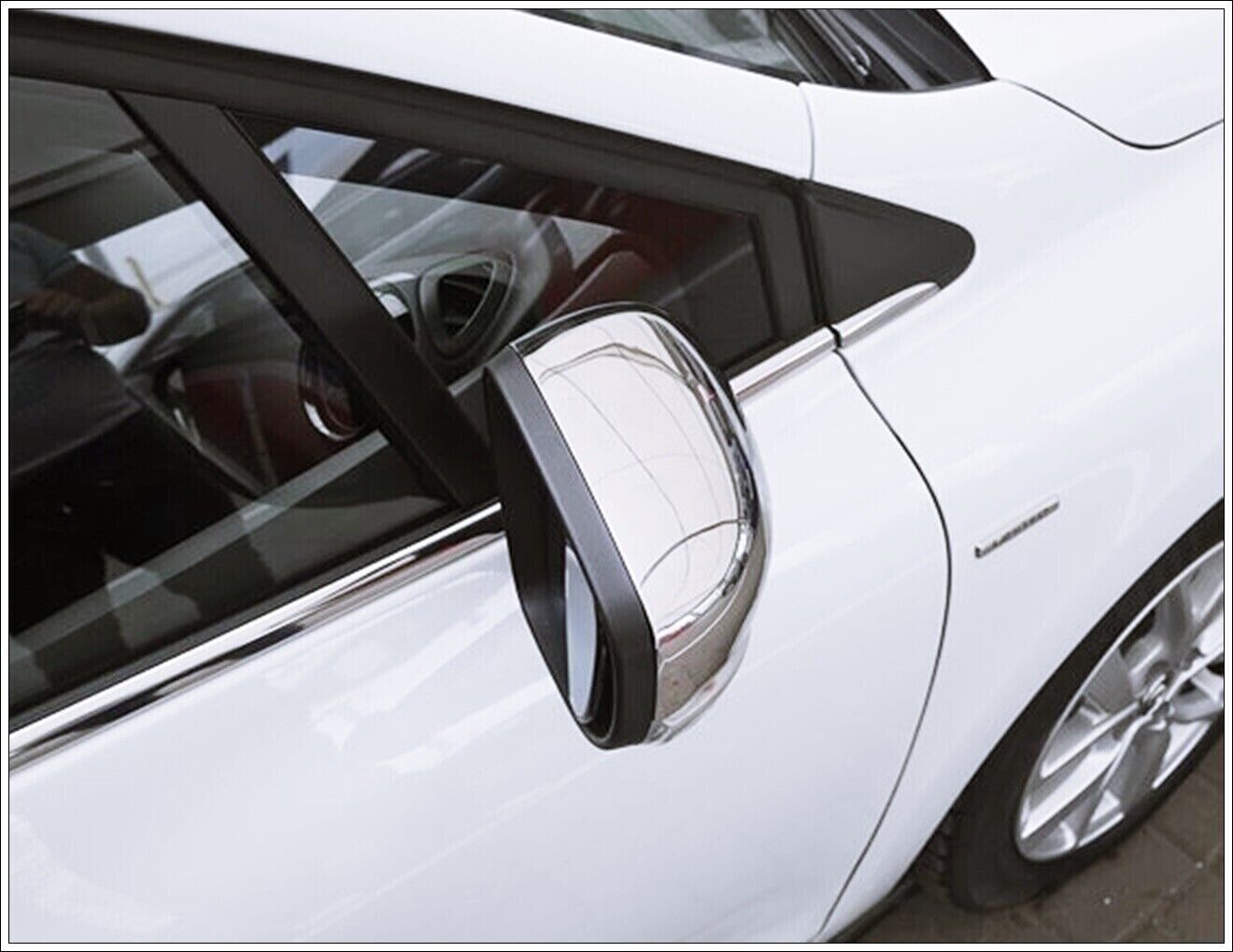 Chrome Wing Mirror Cover 2pcs S.STEEL For R. Captur/Clio IV/Zoe
