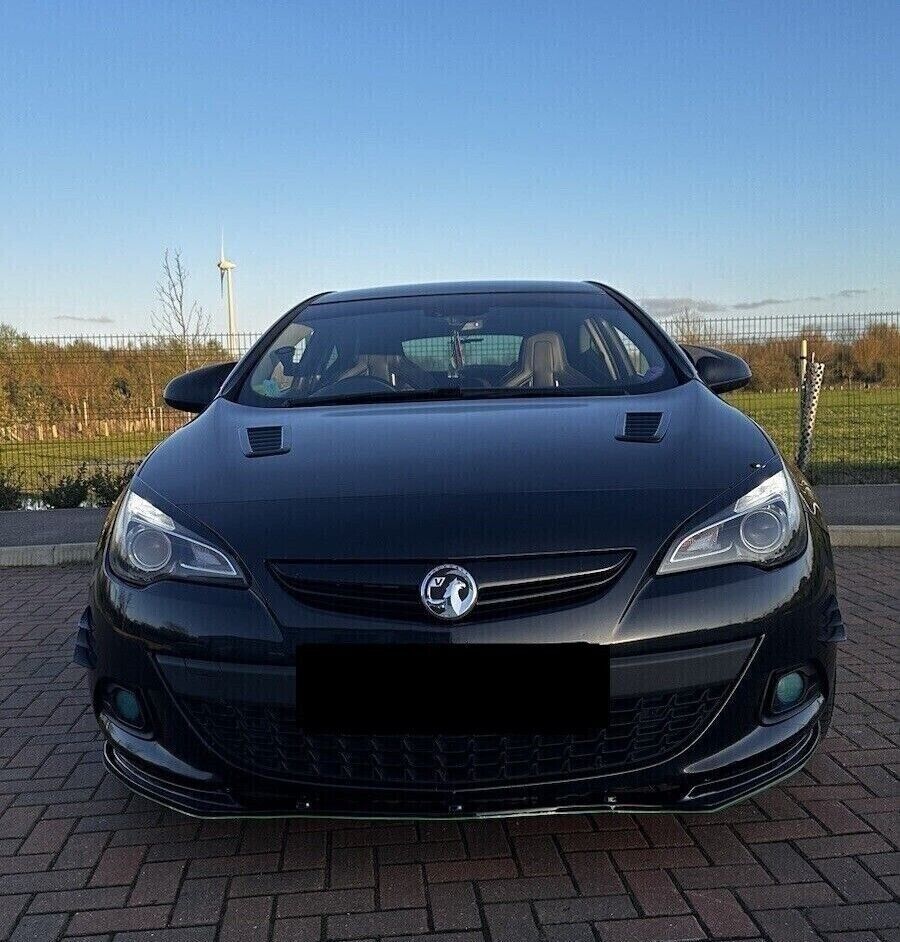 Lower Front Black ABS Splitter For VAUXHALL ASTRA J K H