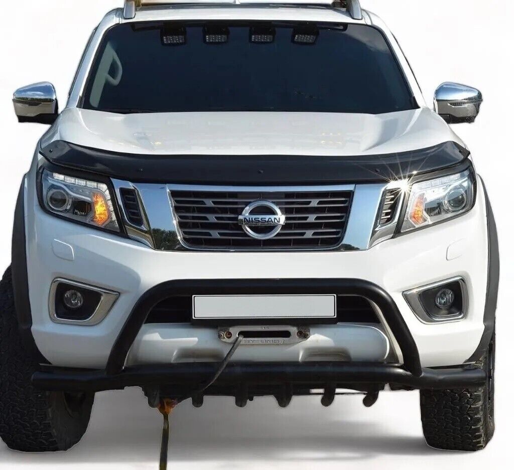 BONNET WIND STONE DEFLECTOR PROTECTOR FOR NISSAN NAVARA D23 2014-2021