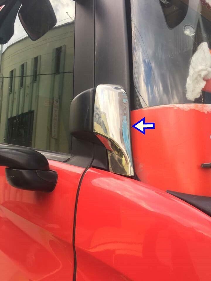 Scania R/P/G 2009-2016 Chrome Mirror Arm Bracket Covers 2Pieces S.Steel