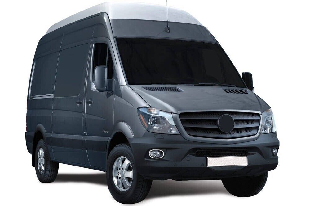 Chrome Fog Lamp Rim Cover 2Pcs S.Steel Fits Mercedes Sprinter W906 2014-2017