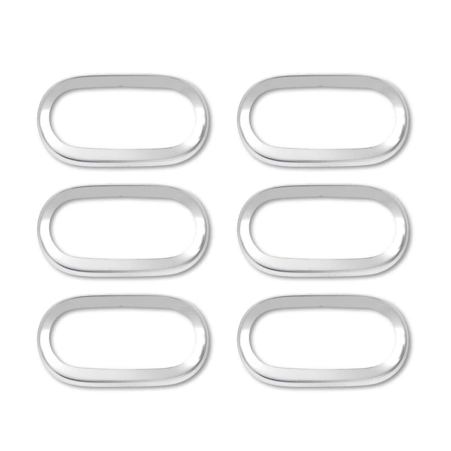 Chrome Side Lamp Reflector Trim Cover 6Pcs S.Steel For M.Sprinter W907 2018-24