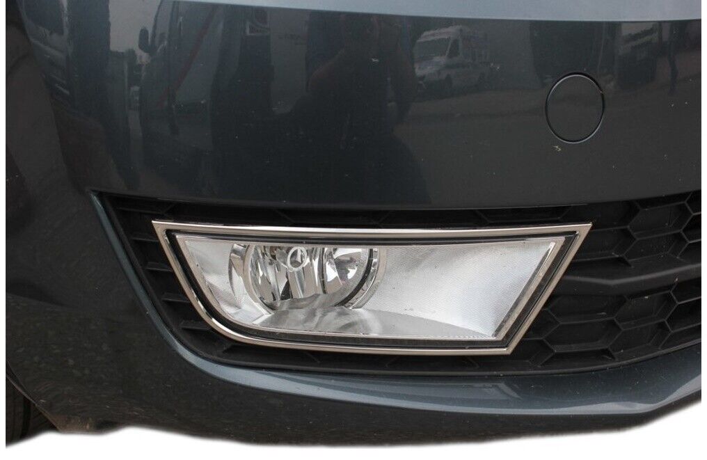 Chrome Fog Light Lamp Trim Strips 2 Pcs FITS Skoda Octavia 5E 2013-2016