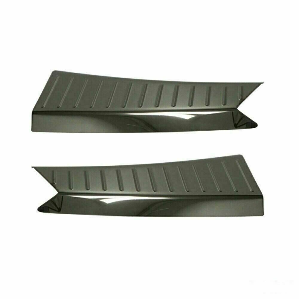 Dark Chrome Inner Rear Bumper Sill Protector 2pcs For Ford Kuga MK2 2013-2016
