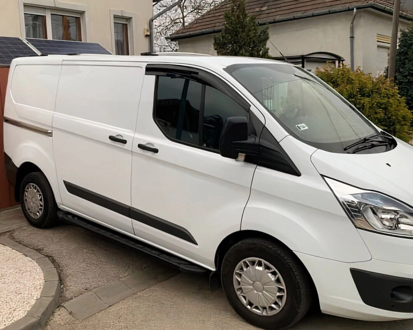 Wind Rain Deflectors LH & RH (2 pcs) For FORD TRANSIT TOURNEO CUSTOM 2012-2022