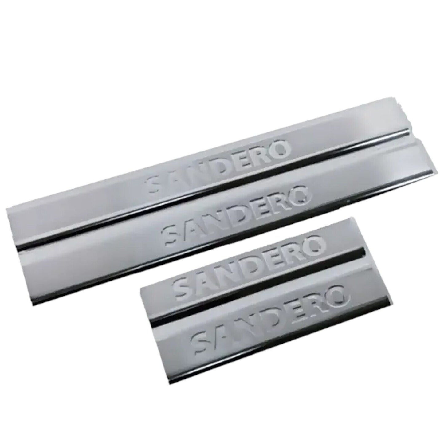 Chrome Door Sill Cover 4Door 4Pcs S.Steel For Dacia Sandero Stepway 2013-2019