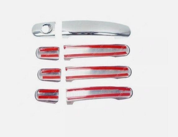 Chrome Door Handle Cover 4 Door S. Steel FITS Ford Mondeo IV, S-Max, Galaxy II