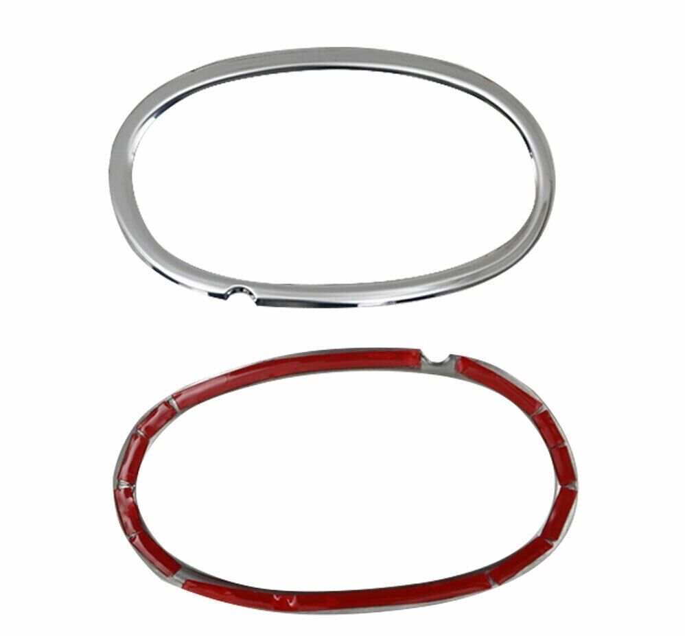 Chrome Fog Lamp Rim Cover 2Pcs S.Steel Fits Mercedes Sprinter W906 2014-2017