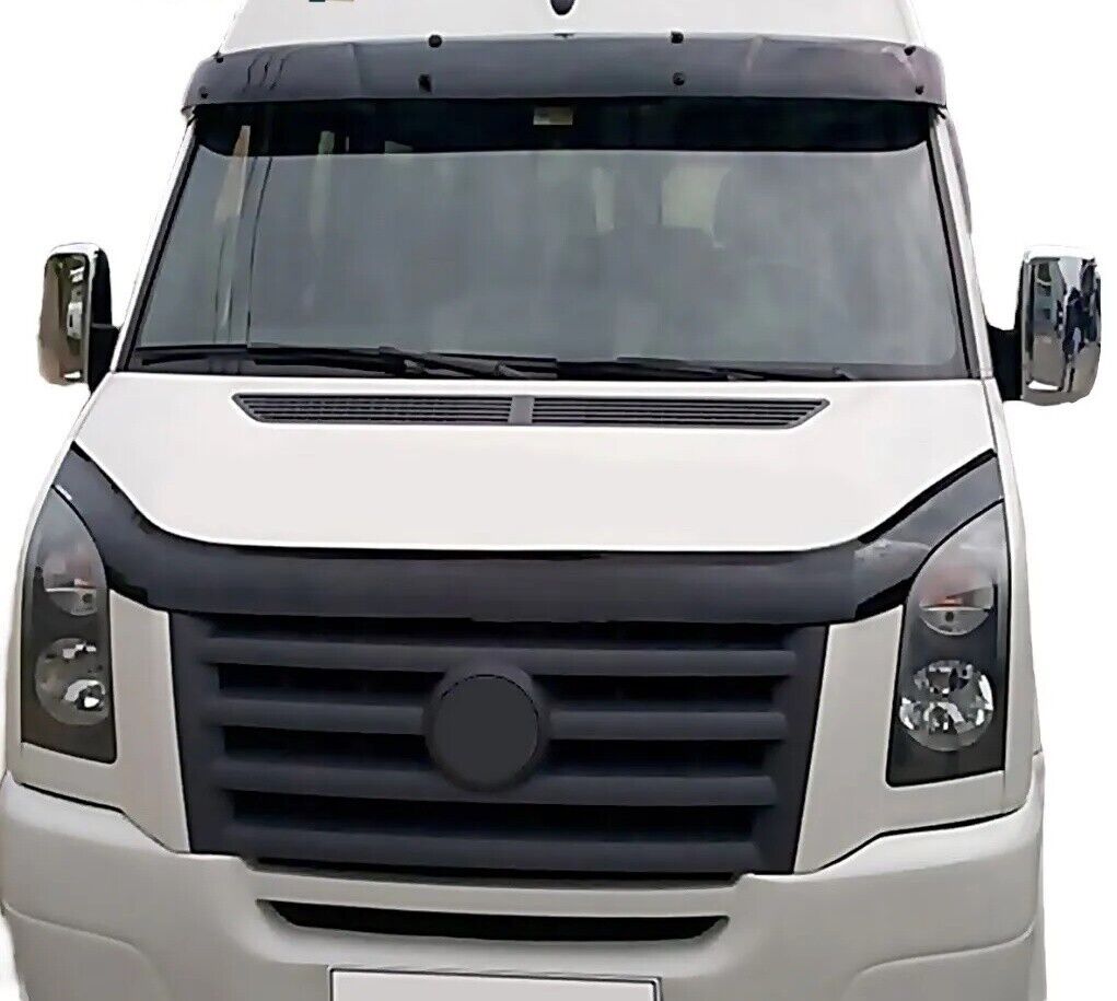 ABS SUN VISOR SOILD BLACK ACRYLIC Compatible For MERCEDES SPRINTER W906 2006-17
