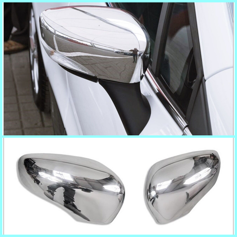 Chrome Wing Mirror Cover 2pcs S.STEEL For R. Captur/Clio IV/Zoe