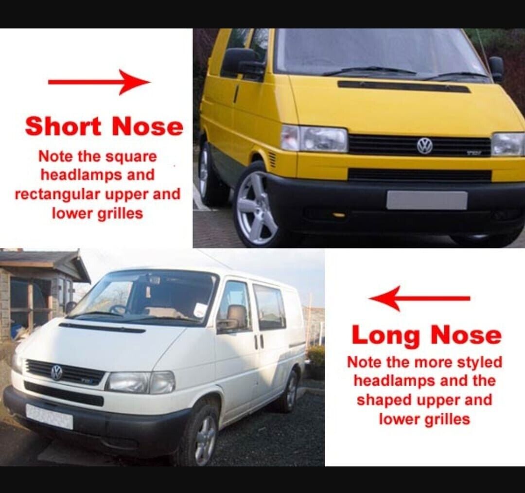 BONNET WIND STONE DEFLECTOR PROTECTOR FOR VW T4 TRANSPORTER 1990-2003