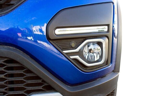 Chrome Fog Light Covers Trims 2 pcs S. Steel Dacia Sandero 3 HB 5D 2020-2023