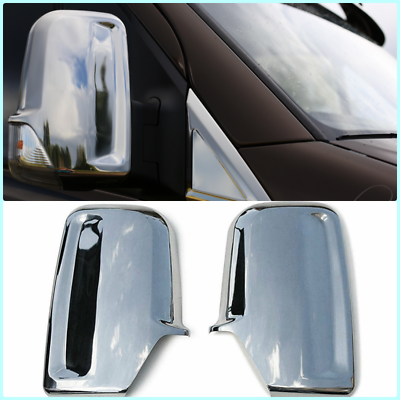 Chrome Door Wing Mirror Covers 2pcs S. Steel For SPRINTER W906/CRAFTER 2006-17