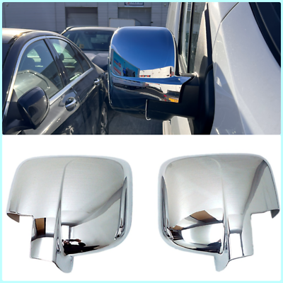 Chrome Wing Mirror Cover Caps 2Pcs Abs Plastic For VIVARO/TRAFIC/TALENTO/NV300