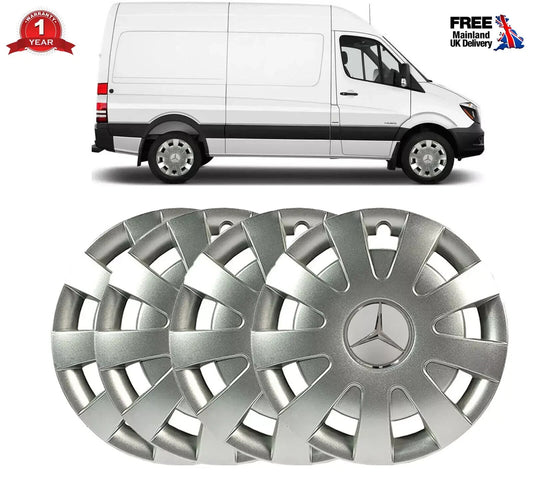 16" Wheel Trim Hub Cap Trim 4x Fits Mercedes Sprinter 2000 to 2023 9064000125