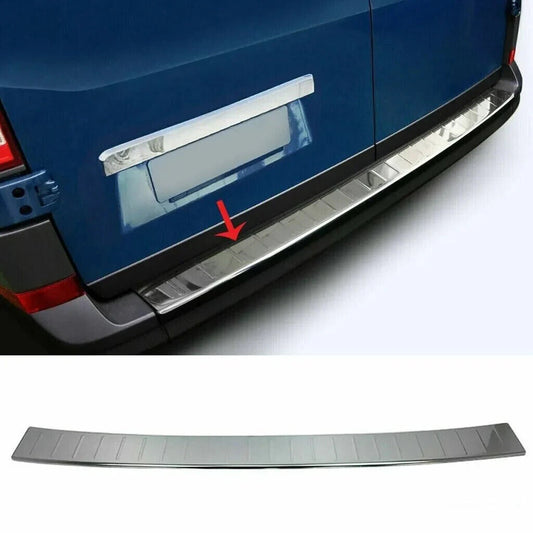 Chrome Rear Bumper Protector Stainless Steel For VW CRAFTER/MAN TGE 2016-2024