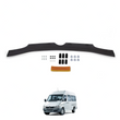 Sun Visor and Bug Guard Solid Black Acrylic For M. Sprinter W901-903 1998-2006