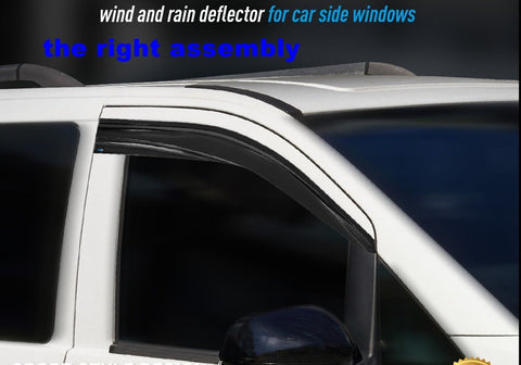 Wind Rain Deflectors LH & RH (2 pcs) For Vito Viano W639-W447 2003-2022
