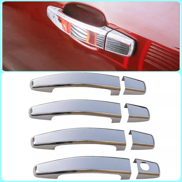 Chrome Door Handle Cover 4DR FOR VAUXHALL OPEL ANTARA-MOKKA-MOKKA-X/ASTRA H-J