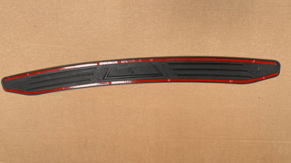 Universal Fit Rear Bumper Protector Scratch Guard Matte Black ABS