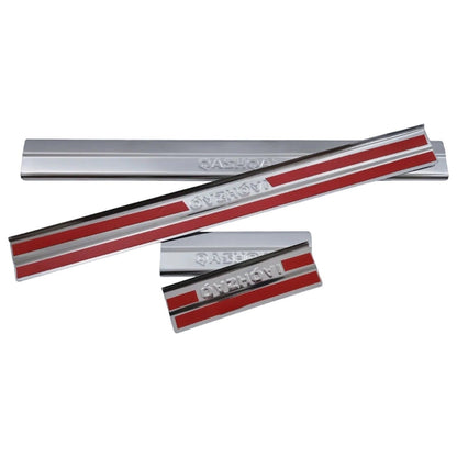 Chrome Door Sill Cover 4Door 4Pcs S.Steel For Nissan Qashqai J10,J11 2006-2019