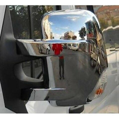CHROME WING MIRROR COVER 2PIECES ABS FOR 2010-2023 R. MASTER/MOVANO