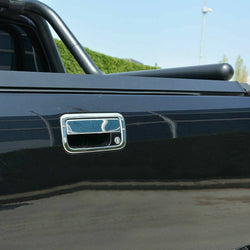 Chrome Rear Door Handle Cover Tailgate Trim S. Steel For VW Amarok 2010-2023