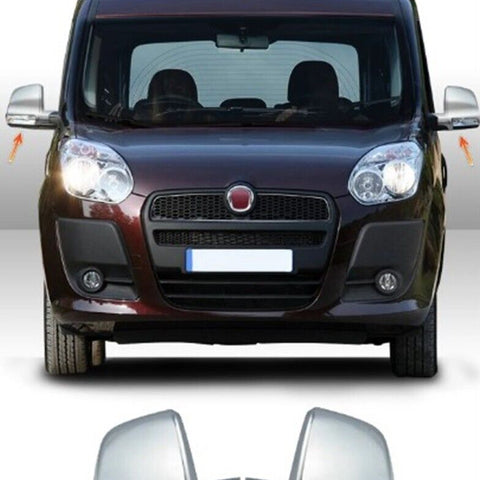 Wing Mirror Cover 2 Pieces FITS Fiat Doblo 2010 Vauxhall Opel Combo 2012-2017