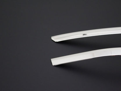 Chrome Front Bumper Streamers 4Pcs S.Steel For VW T6.1 TRANSPORTER 2019-2021